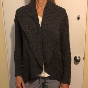 CAbi shawl sweater, cotton.